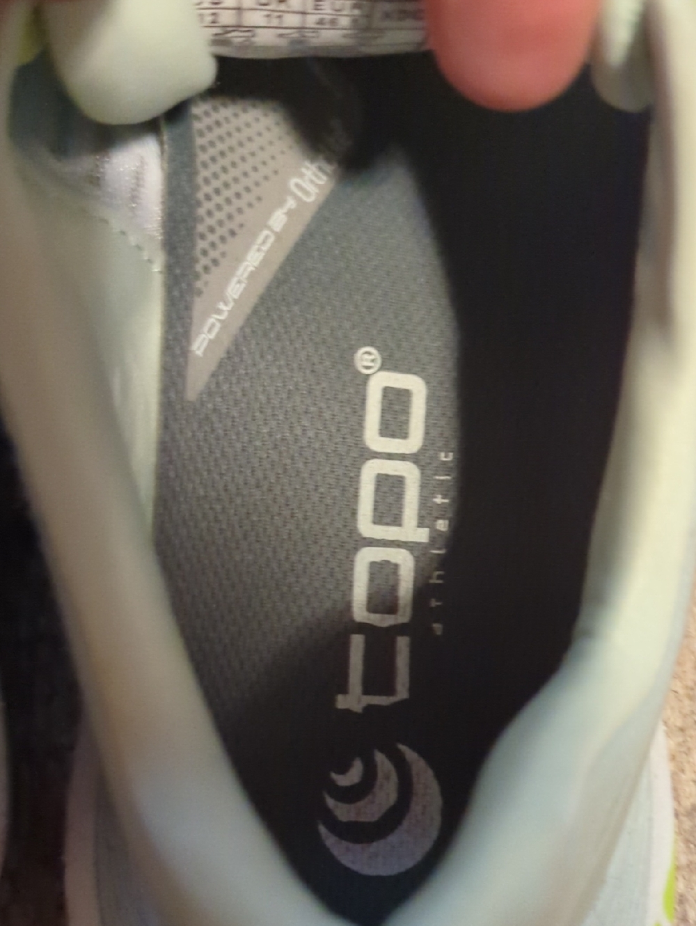Mens Topo Athletics Specter 2 Running Shoes Blue/Green Size 12.. - Picture 8 of 9